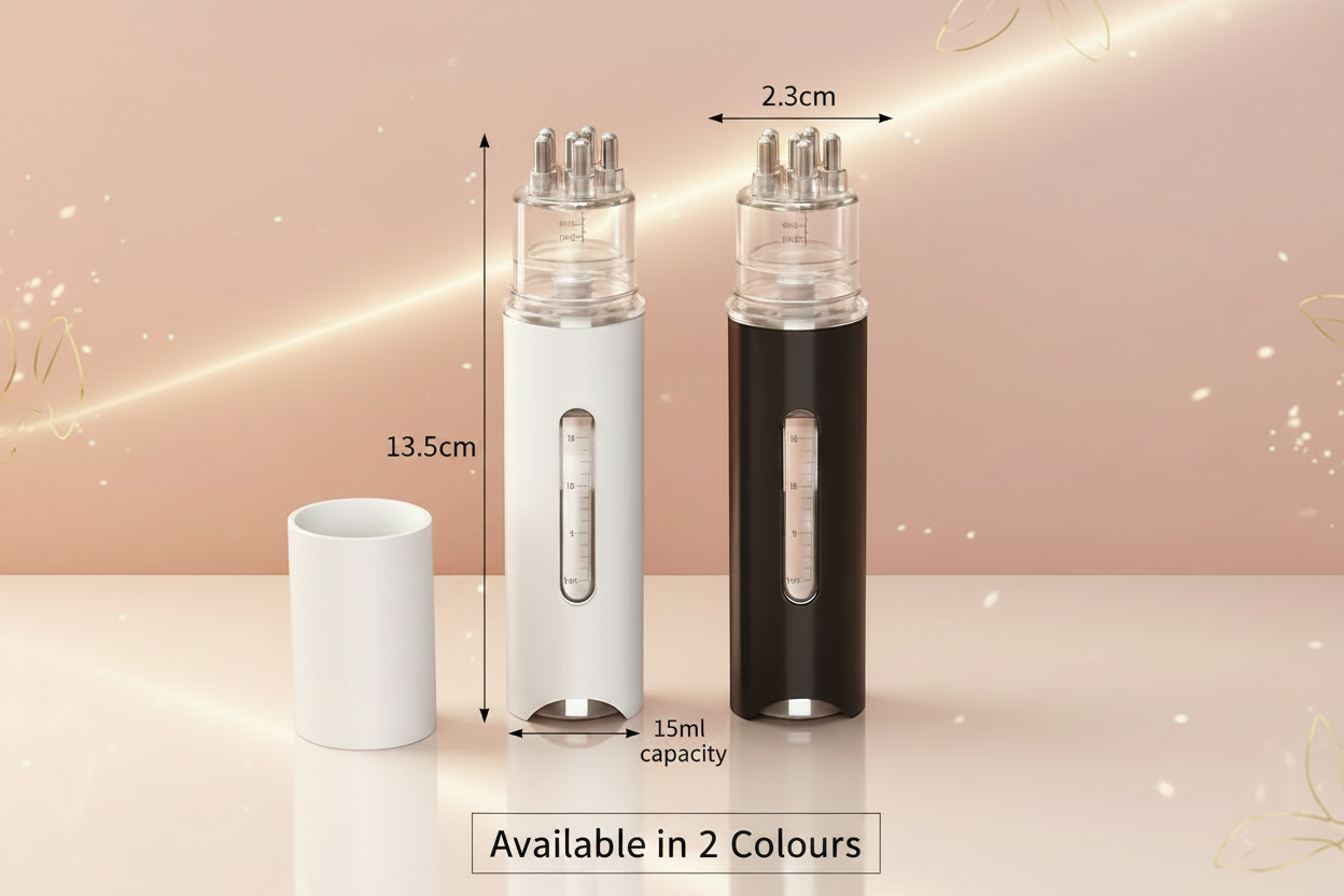 Hair Oil Applicator – With Metric Dimensions