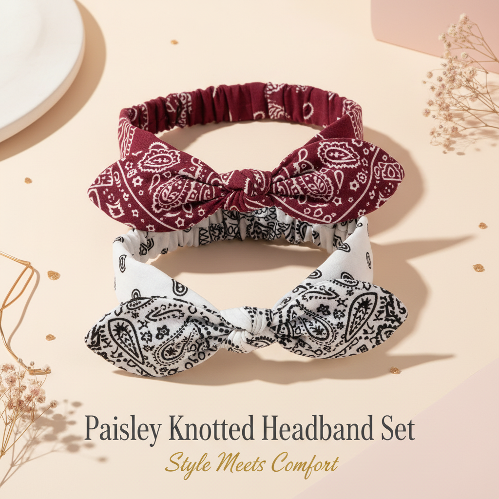 Paisley Headband Set - Premium
